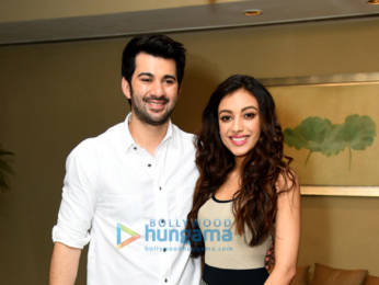 Photos: Sunny Deol, Karan Deol and Sahher Bambba snapped during Pal Pal Dil Ke Paas promotions in New Delhi