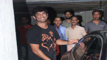 Photos: Sushant Singh Rajput snapped at a dubbing studio in Khar