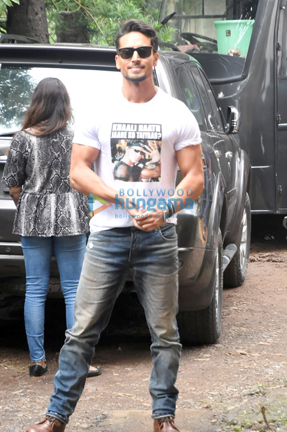 photos tiger shroff spotted during war promotion 2