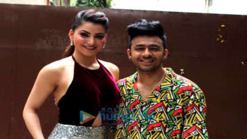 Photos: Urvashi Rautela and Tony Kakkar snapped promoting their song Bijli Ki Taar
