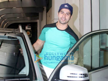 Photos: Varun Dhawan and Kunal Khemu spotted at Body Sculpture gym in Juhu