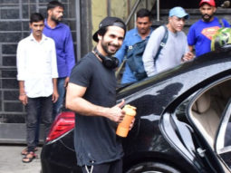 Shahid Kapoor spotted at I Think Fitness, Juhu