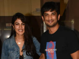Sushant Singh Rajput & Rhea Chakraborty spotted at PVR, Juhu