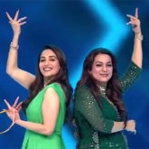 VIDEO Elegant divas Madhuri Dixit and Juhi Chawla groove on each other's iconic songs