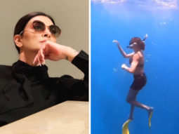 VIDEO: Sushmita Sen learns to skin dive at 43!
