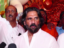 Suniel Shetty attend Altamount Road Cha Raja’s Ganpati Pooja