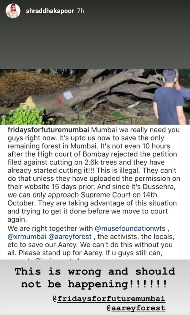 Alia Bhatt, Varun Dhawan, Farhan Akhtar, Shraddha Kapoor, Karan Johar speak up after tree cutting begins in Aarey Forest