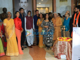 Photos: Amitabh Bachchan, Jaya Bachchan, Javed Akhtar and others attend Aditya Singh’s exhibition at Jehangir Art Gallery, Fort