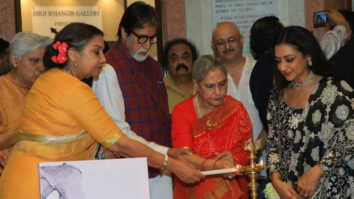 Amitabh Bachchan, Jaya Bachchan, Javed Akhtar and others attend Aditya Singh’s exhibition at Jehangir Art Gallery, Fort