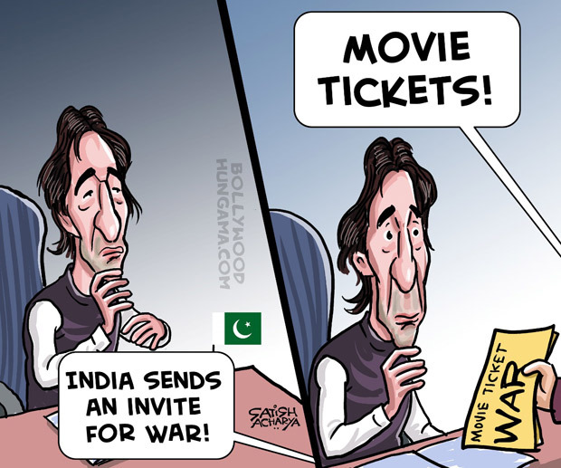 Bollywood Toons Pakistan Pm Imran Khan Receives War Invite Bollywood Hungama