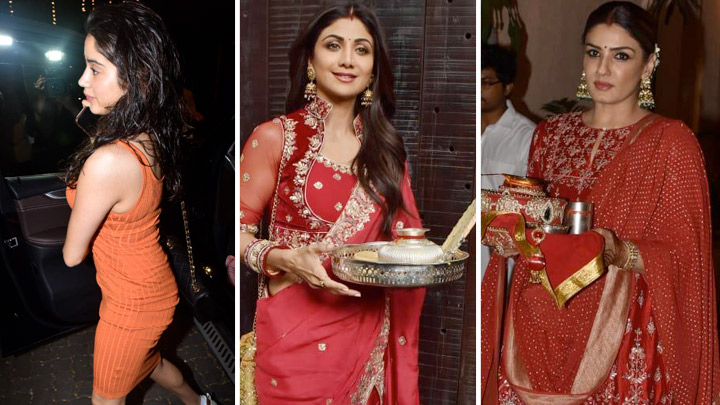 Celebs snapped celebrating Karwa Chauth Part 2