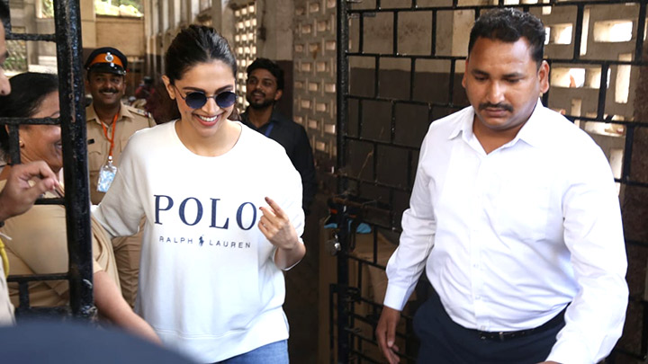 Deepika Padukone casts her vote