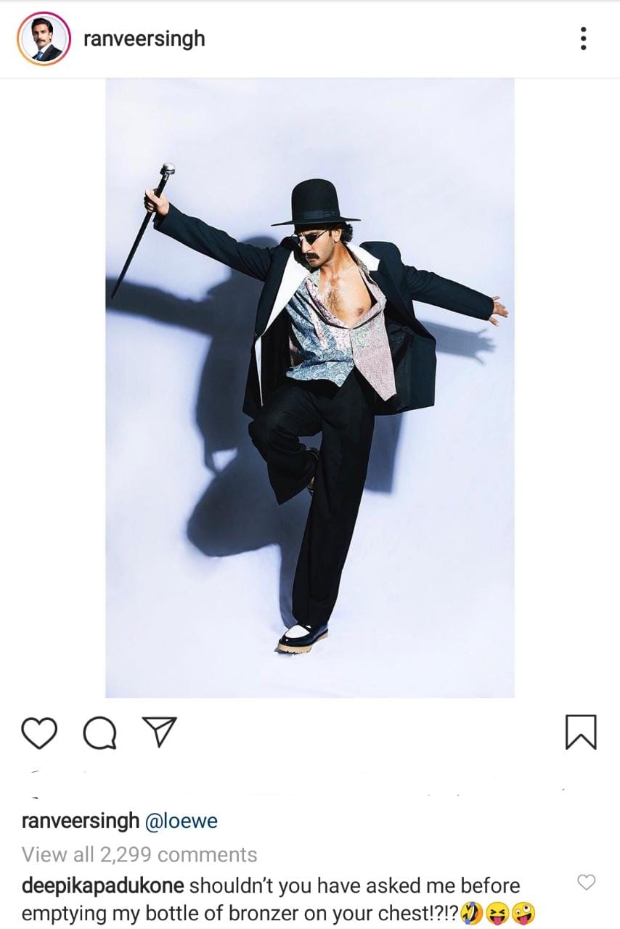 Elle Beauty Awards 2019: Deepika Padukone and Arjun Kapoor leave hilarious comments on Ranveer Singh's latest stylish look