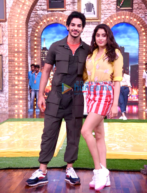 ishaan khatter and janhvi kapoor snapped on sets of maneish pauls show 2