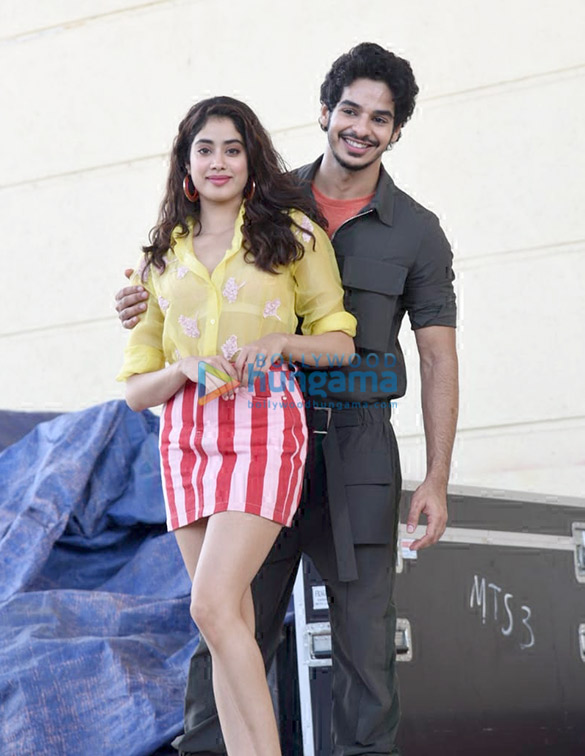 ishaan khatter and janhvi kapoor snapped on sets of maneish pauls show 8