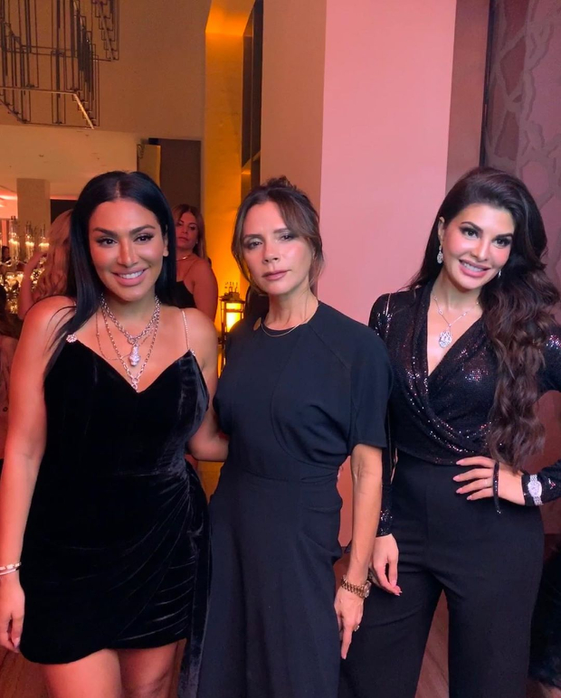Jacqueline Fernandez hangs out with Victoria Beckham and Huda Kattan in Dubai