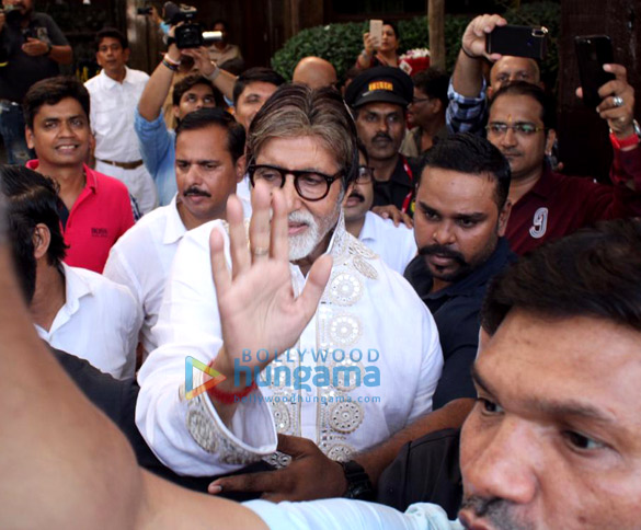 Photos: Jaya Bachchan, Shweta Bachchan Nanda, Abhishek Bachchan, Aishwarya Rai Bachchan and Aaradhya Bachchan snapped celebrating Amitabh Bachchan’s birthday