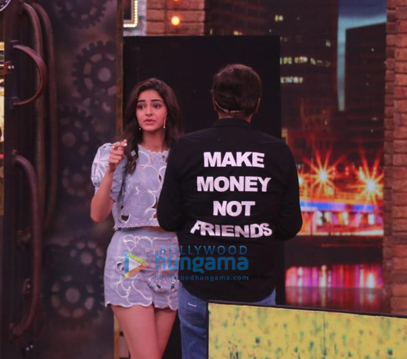 photos ananya panday and chunky pandey snapped on the sets of the show movie masti 7