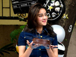 Photos: Ananya Panday celebrates her 21st birthday with media