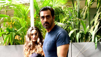 Photos: Arjun Rampal snapped with Gabriella Demetriades at Pali Hill, Bandra