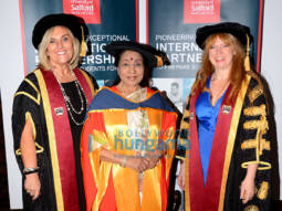 Photos: Asha Bhosle receives doctorate degree from University Of Salford in England