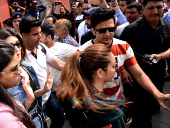 Cast of Housefull 4 snapped arriving in Delhi to promote the film