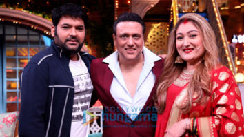Photos: Govinda and Sunita Ahuja snapped on the sets of The Kapil Sharma Show