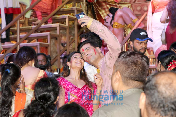 photos kajol rani mukerji karan johar and others snapped at durga puja 3
