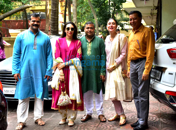 photos kareena kapoor khan taimur ali khan and others spotted at karishma kapoors office for diwali pooja 3