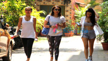 Photos: Malaika Arora, Amrita Arora and Seema Khan snapped at Diva Yoga Studio in Bandra