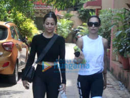 Photos: Malaika Arora and Amrita Arora snapped at Diva Yoga Studio in Bandra