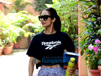 Photos: Malaika Arora and Amrita Arora spotted after yoga class in Bandra