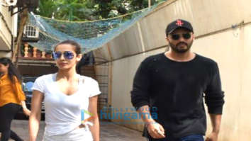 Photos: Malaika Arora and Arjun Kapoor spotted at a clinic in Juhu