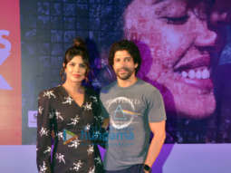 Photos: Priyanka Chopra Jonas and Farhan Akhtar snapped promoting their film The Sky Is Pink in Bandra