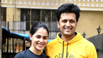 Photos: Riteish Deshmukh and Genelia Dsouza spotted at the gym
