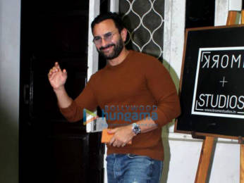 Photos: Saif Ali Khan spotted at Krome studio in Bandra