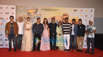 Photos: Salman Khan, Sonakshi Sinha, Saiee Manjrekar and others snapped at the trailer launch of film Dabangg 3