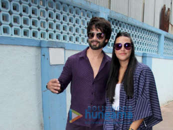 Photos: Shahid Kapoor and Neha Dhupia snapped on sets of the show #NoFilterNeha Season 4