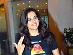 Photos: Taapsee Pannu and Bhumi Pednekar spotted at Sunny Super Sound in Juhu