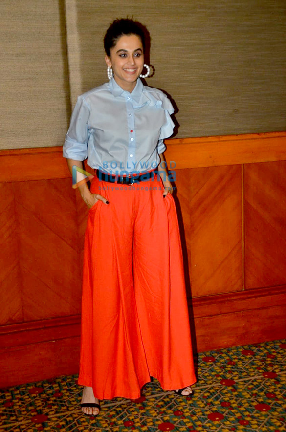 photos taapsee pannu and kanika dhillon snapped during mami 2019 photocall at jw marriott 2