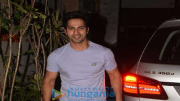 Photos: Varun Dhawan, Swara Bhaskar and Nushrat Bharucha spotted at the gym