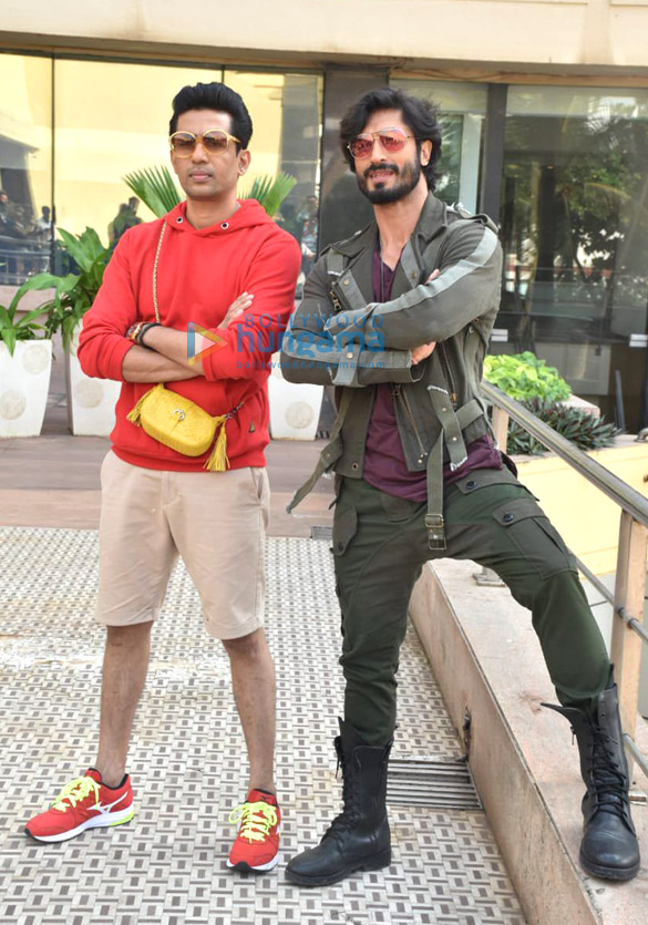 Photos: Vidyut Jammwal and Gulshan Devaiah snapped during Commando 3 promotions