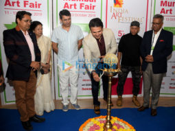 Photos: Vivek Oberoi grace the launch of the Mumbai Art Fair