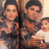 Post the song release, Athiya Shetty posts an adorable throwback picture with parents Suniel Shetty and Mana Shetty!