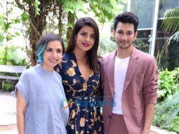 Photos: Priyanka Chopra Jonas, Rohit Saraf & Shonali Bose promote The Sky Is Pink in Delhi