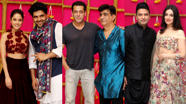 Salman Khan, Bhushan Kumar, Guru Randhawa & Others At Krishan Kumar’s ...