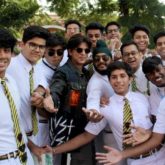 Shah Rukh Khan visits his alma mater St. Columba's in Delhi