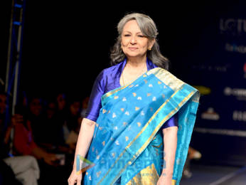 Photos: Soha Ali Khan, Sharmila Tagore and others walks the ramp at the Lotus Makeup India Fashion Week 2019