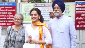 Taapsee Pannu spotted at Siddhivinayak Mandir for Blessings