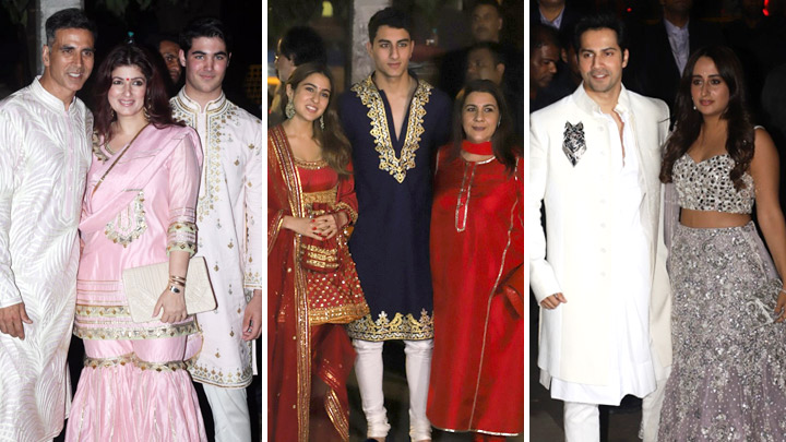 UNCUT: Akshay Kumar, Sara Ali Khan, Varun Dhawan & others at Amitabh Bachchan’s Grand Diwali Bash